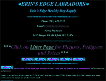 Tablet Screenshot of erinsedge.com